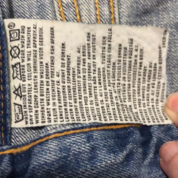 Levi’s Series 3 Long Sleeve Customized Denim Jacket Men’s Size 32 - Picture 13 of 14